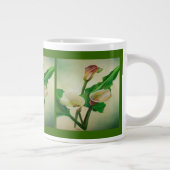 Three Calla Lilies Atemberaubend Botanical Acrylic Jumbo-Tasse (Rechts)