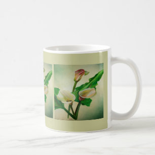Three Calla Lilies Atemberaubend Botanical Acrylic Kaffeetasse
