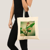 Three Calla Lilies Atemberaubend Botanical Acrylic Tragetasche (Vorderseite (Produkt))
