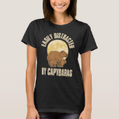 Three Capybara Moon T-Shirt (Vorderseite)