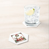 Three Cat Funny Christmas Cat Ugly Xmas Sweater Me Untersetzer (Vor Ort)