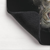 Three Cat Meow Moon Funny Weird Curse Mousepad (Ecke)