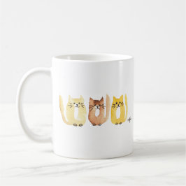 Three Cats Kaffeetasse