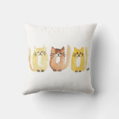 Three Cats Kissen (Rückseite)