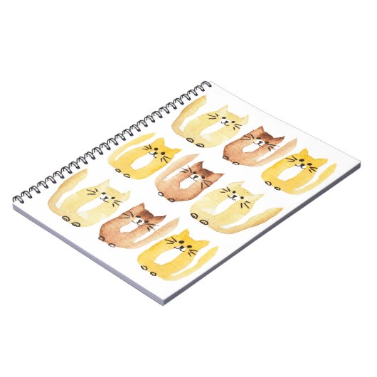 Three Cats Notizblock (Linke Seite)