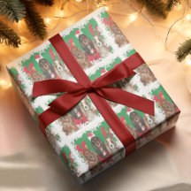 Three Cavalier King Charles Spaniels Snowflakes