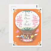 "Three Chefor Books" Vintages Library Poster Postkarte (Vorne/Hinten)