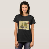 Three Chicks, Paris Frankreich T-Shirt (Vorne ganz)