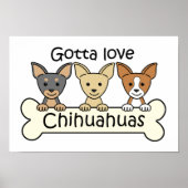 Three Chihuahuas Poster (Vorne)