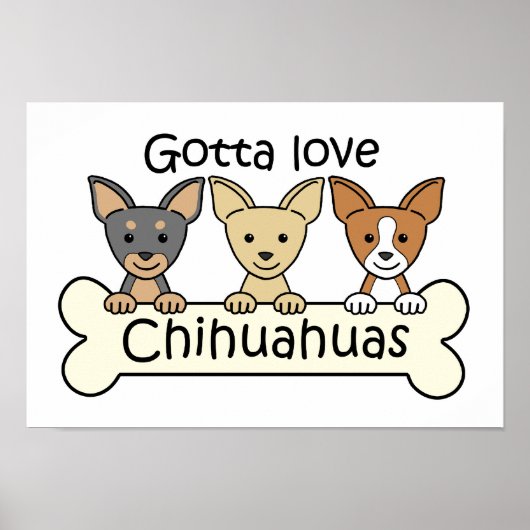 Three Chihuahuas Poster (Vorne)