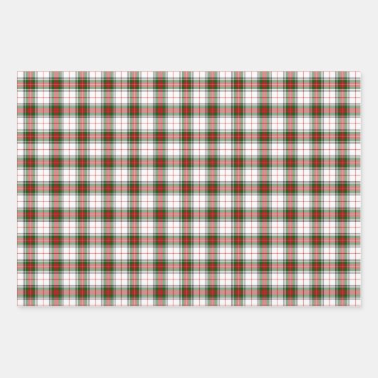 Three Clan Stewart Patterns Geschenkpapier Set (Vorderseite 3)