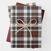 Three Clan Stewart Patterns Geschenkpapier Set (Beispiel)