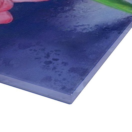 Three Color Gerberas Cutting Board Schneidebrett (Ecke)