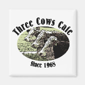 Three Cows Café Magnet (Vorne)