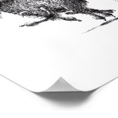 Three Crazy Owls - Corujas - Weißschneeeule Poster (Ecke)