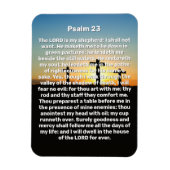 Three Crosses Psalm 23 Sunset Gebet Magnet (Vertikal)
