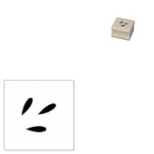 Three Daisy Blume Petals | Motif Gummistempel (Stempel)