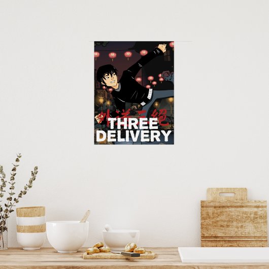 Three Delivery™ Sid Poster (Küche)