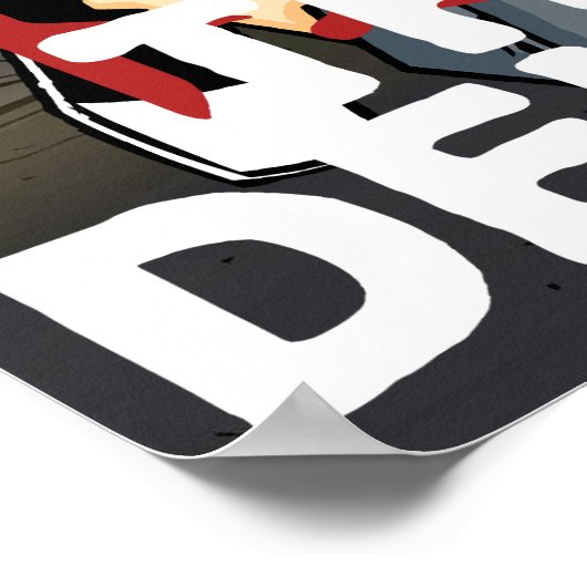 Three Delivery™ Sue Poster (Ecke)