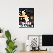 Three Delivery™ Tobey Poster (Heimbüro)