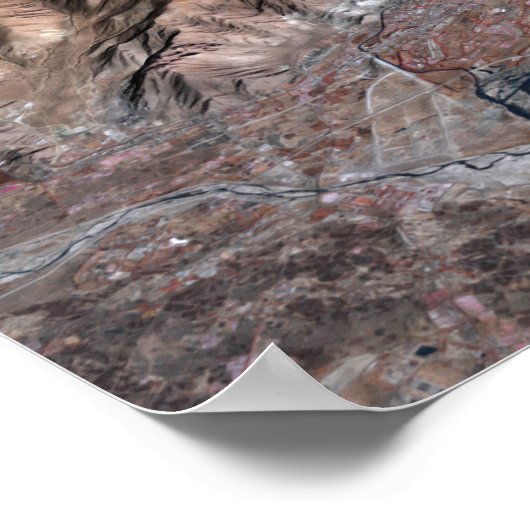 Three-dimensional view of the landscape poster (Ecke)