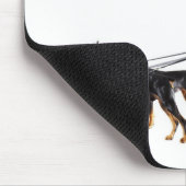 Three Dobermans on leash Mousepad (Ecke)