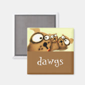 Three Dog Magnet (Vorderseite/Rückseite)