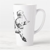 Three Dogs Mug – Lying Trio in Black Ink Milchtasse (Rechts)