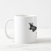 Three Dogs Mug – Resting Companions in Ink Style Kaffeetasse (Links)