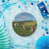 Three Donkeys in a Field Pappteller (Party)