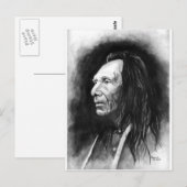 Three Eagles Nez-Perce Postkarte (Vorne/Hinten)