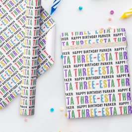 Three-esta Fiesta Colorful 3. Geschenkpapier