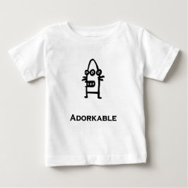 Three Eye Bot Adorkable Baby T-shirt