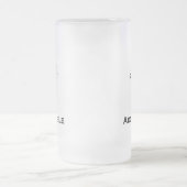 Three Eye Bot Adorkable Mattglas Bierglas (Mittel)