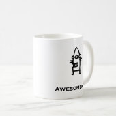 Three Eye Bot Awesomity Kaffeetasse (VorderseiteRechts)