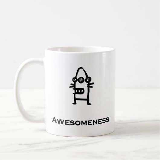 Three Eye Bot Awesomity Kaffeetasse (Links)