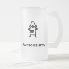 Three Eye Bot Awesomity Mattglas Bierglas