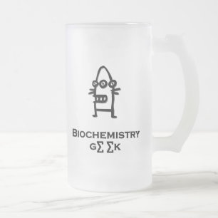 Three Eye Bot Biochemie Geek Mattglas Bierglas