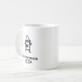 Three Eye Bot Biophysics Geek Kaffeetasse (Vorderseite Links)