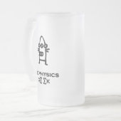 Three Eye Bot Biophysics Geek Mattglas Bierglas (Vorderseite Links)
