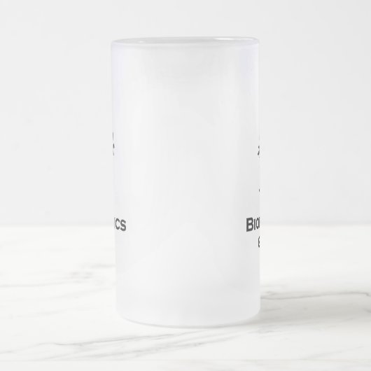 Three Eye Bot Biophysics Geek Mattglas Bierglas (Mittel)