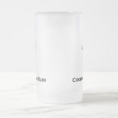 Three Eye Bot Cogito Ergo Sum schwarz Mattglas Bierglas (Mittel)