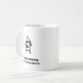 Three Eye Bot Heisenberg Unsicherheit Kaffeetasse (Vorderseite Links)