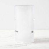 Three Eye Bot kein Problem Mattglas Bierglas (Mittel)