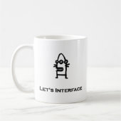Three Eye Bot Lasse Interface Kaffeetasse (Links)