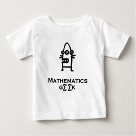 Three Eye Bot Mathematics Geek Baby T-shirt