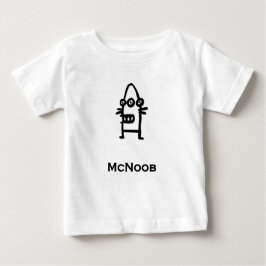 Three Eye Bot McNoob Baby T-shirt