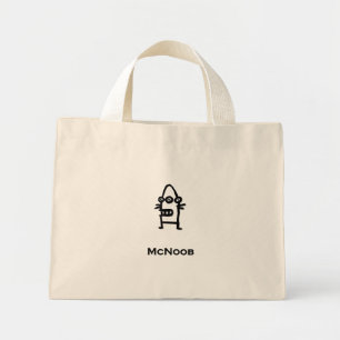 Three Eye Bot McNoob Mini Stoffbeutel