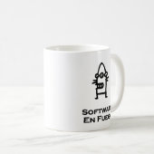 Three Eye Bot Software En Fuego Kaffeetasse (VorderseiteRechts)