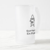 Three Eye Bot Software En Fuego Mattglas Bierglas (VorderseiteRechts)